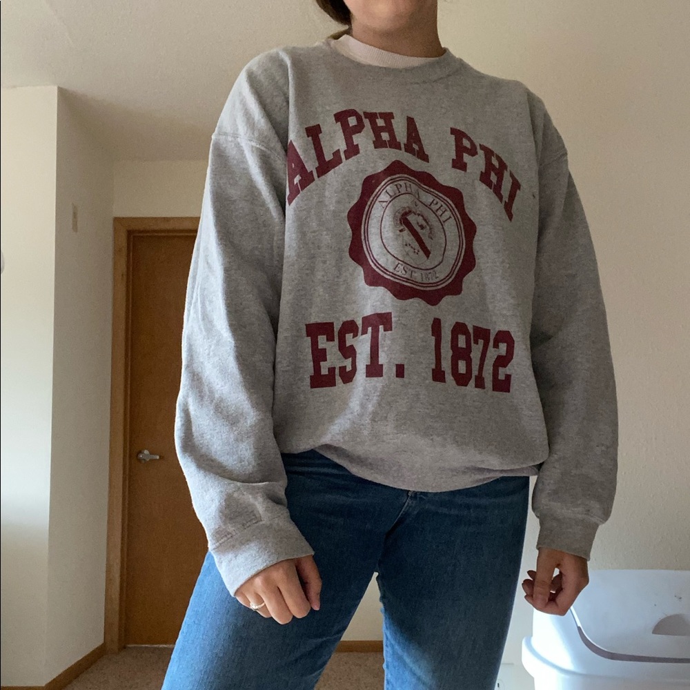 Alpha Phi Crest Sweatshirt